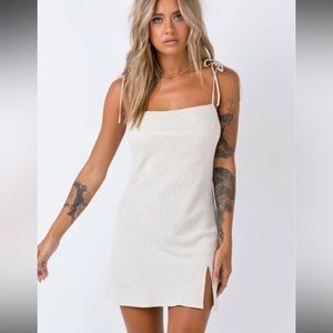 Ilaria Mini Dress Beige